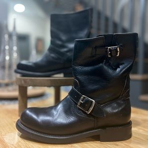 Frye Engineer 12R Men’s Leather Motorcycle Boot. Men’s size 7